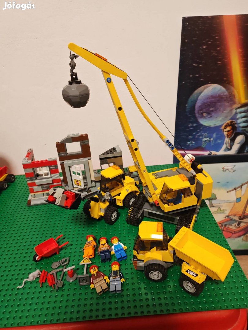 Lego city 60076 bontási terület nagyobb építős készlet 