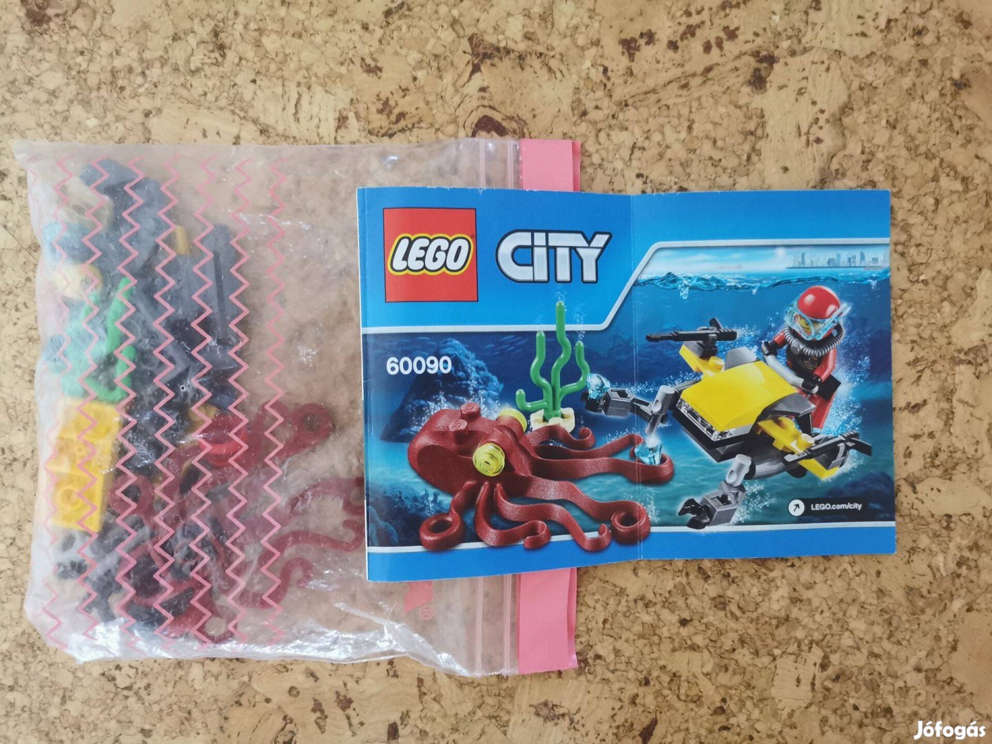 Lego city 60090 mélytengeri búvárrobogó