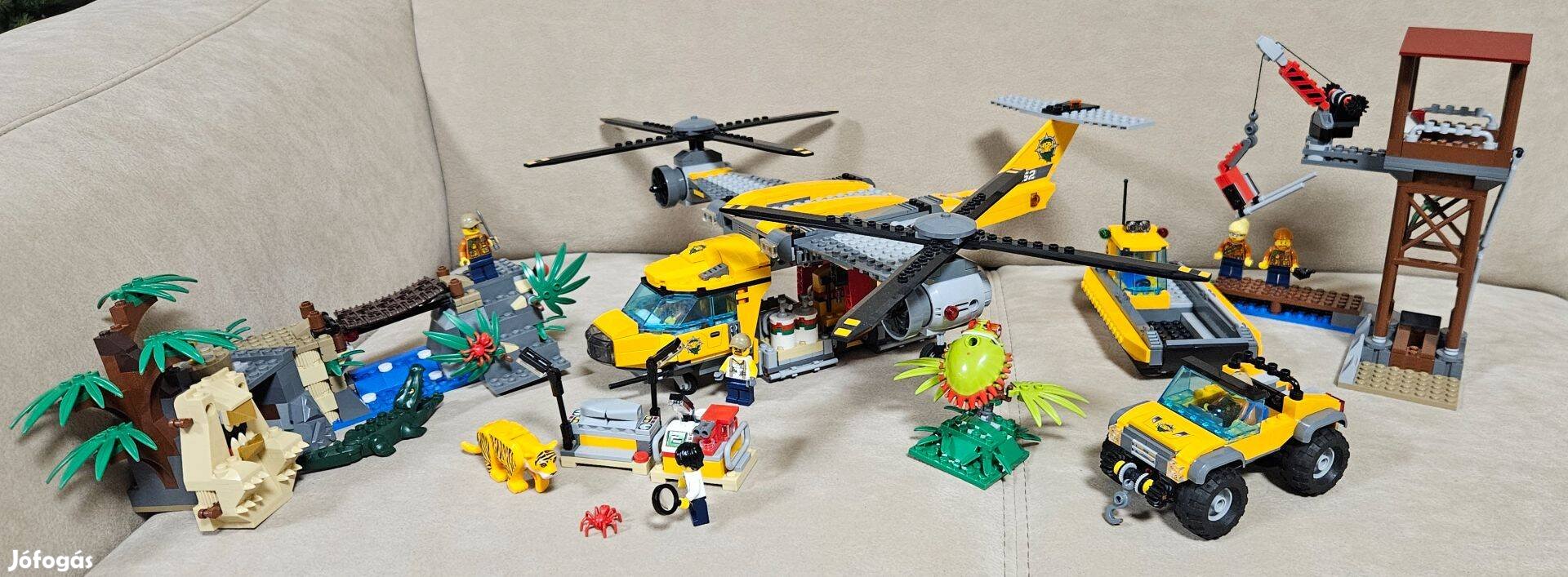 Lego city 60162 Dzsungel utánpótlás szállító helikopter