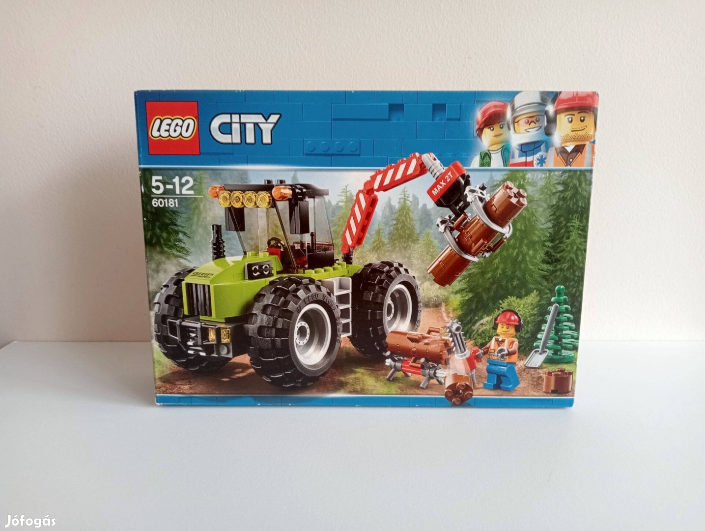 Lego city 60181 erdei traktor, rönkszállító traktor bontatlan