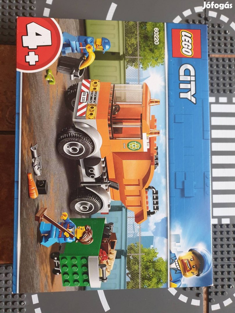 Lego city 60220 szemetesautó, kukáskocsi, új