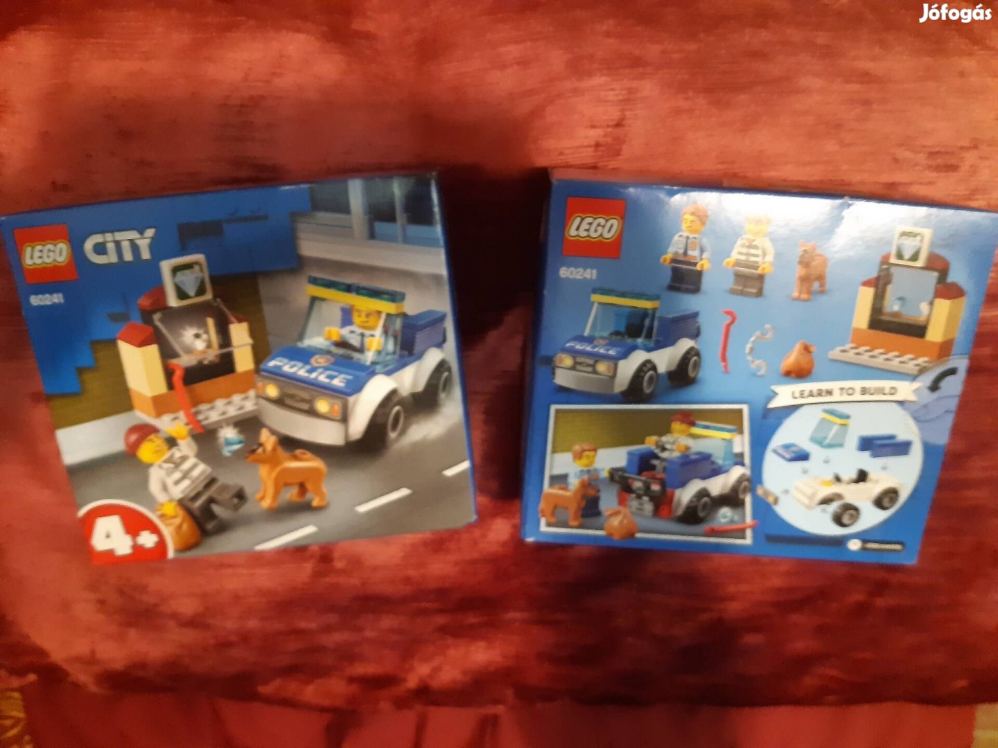 Lego city 60241 kutyás rendőr 2 új doboz