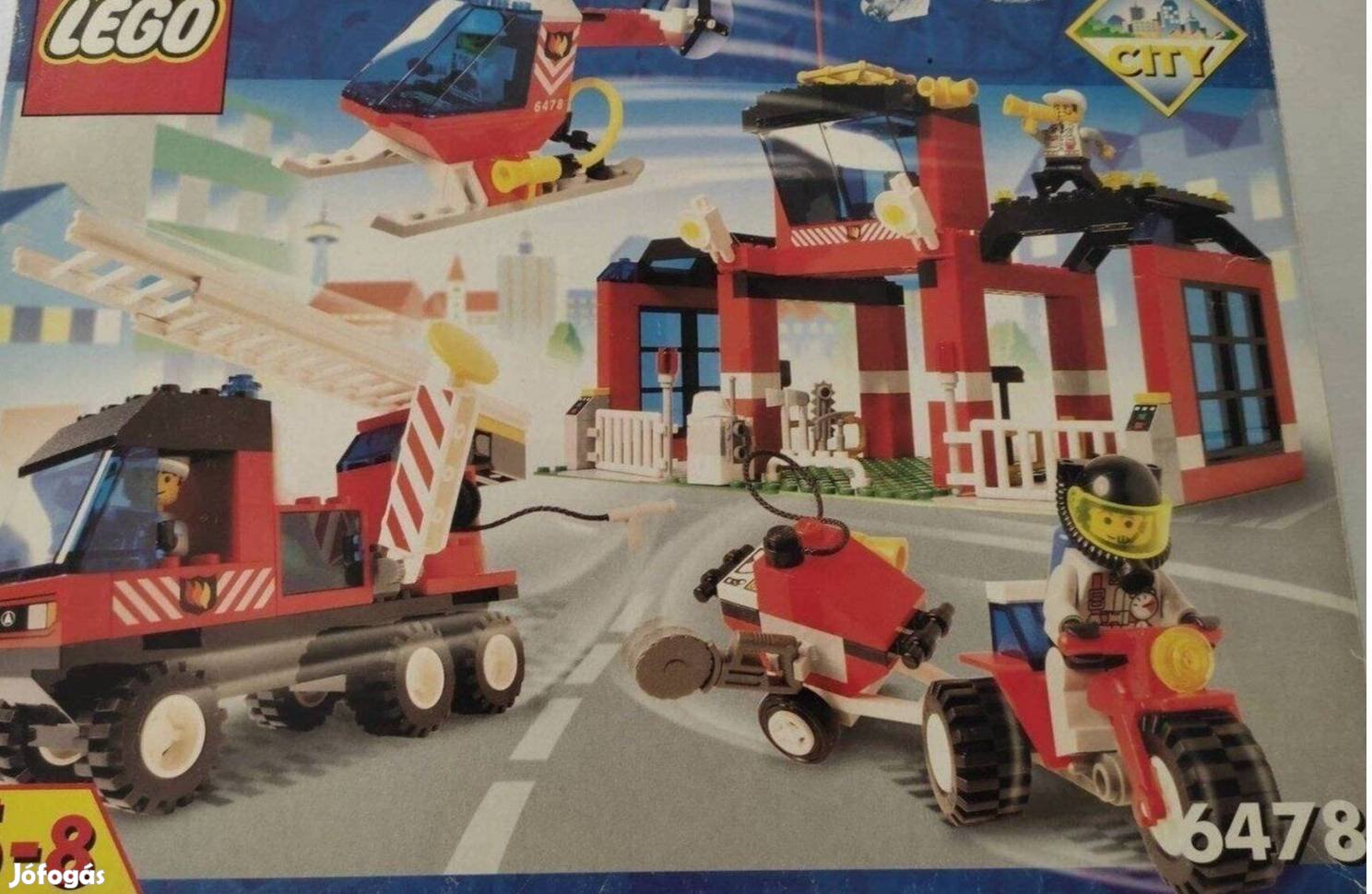Lego city fire - tűzoltó állomás 6478