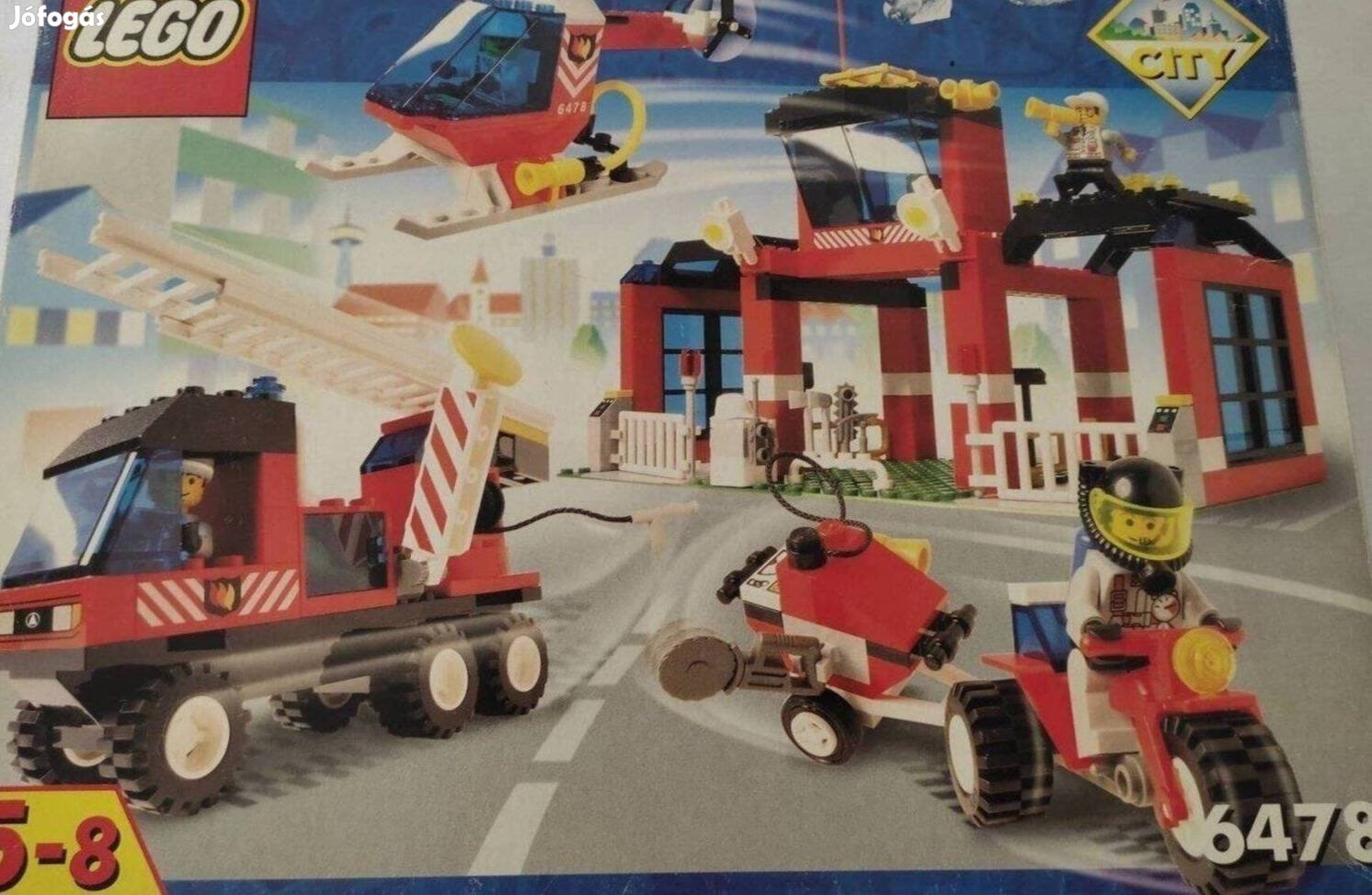 Lego city fire - tűzoltó állomás 6478