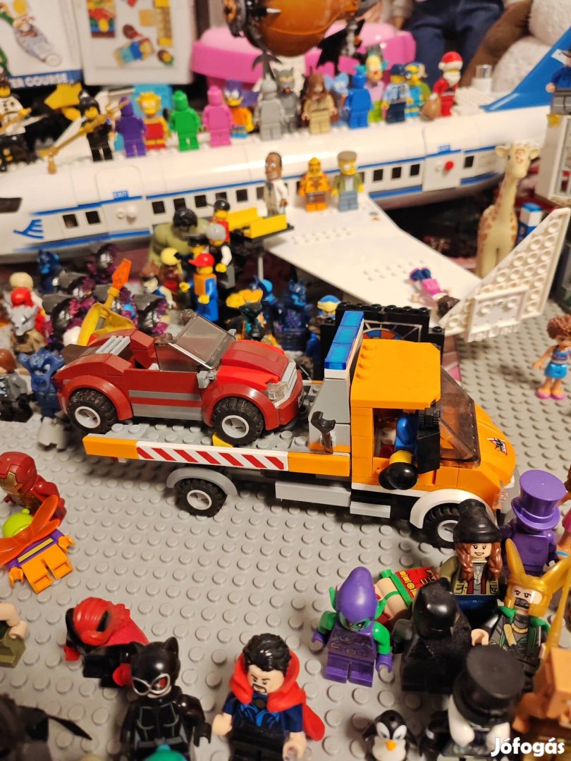 Lego city komunálsárga autó mentő