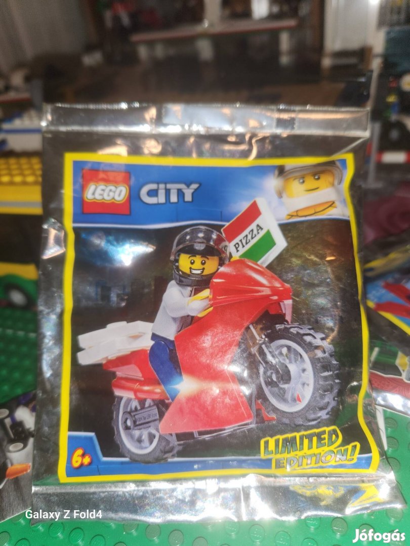 Lego city motoros pizzafutár 