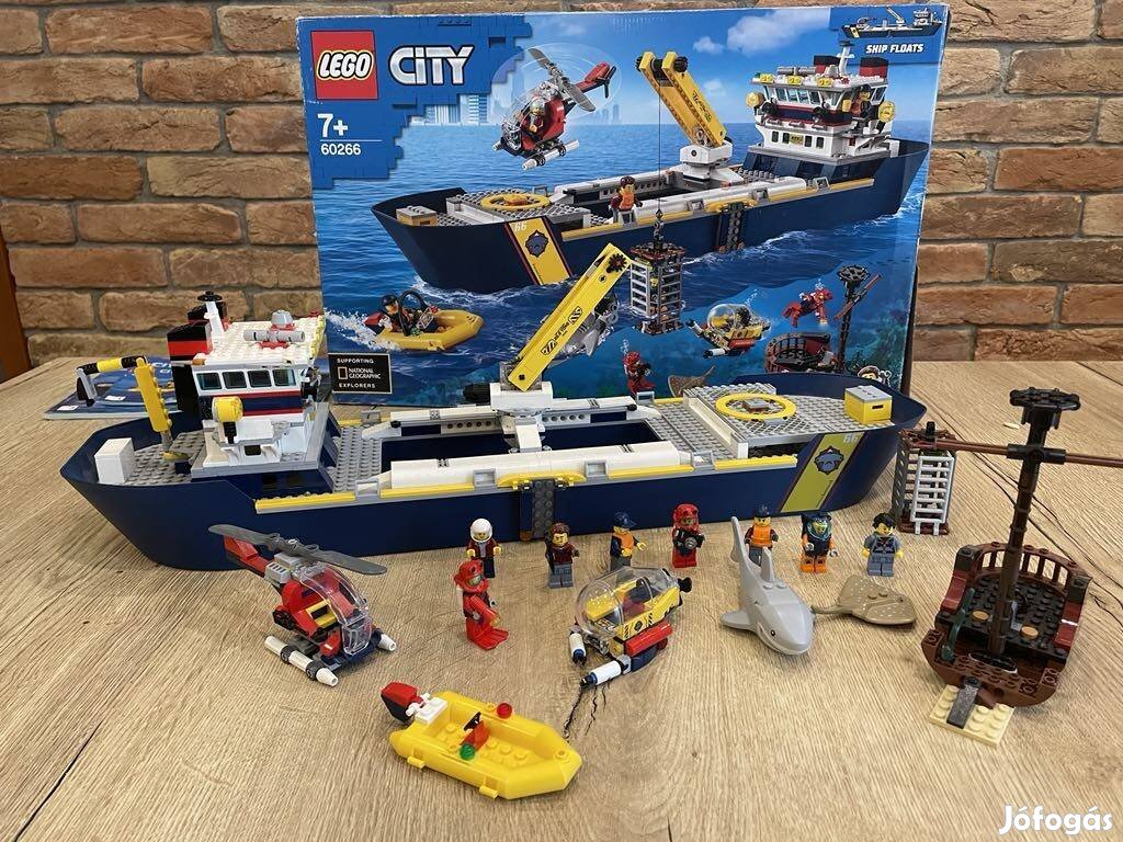 Lego city óceánkutató hajó 60266