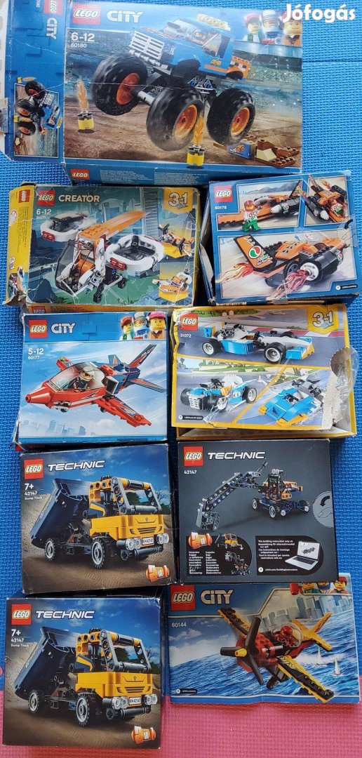 Lego city technic 3:1 készletek 9db együtt járművek akciósan