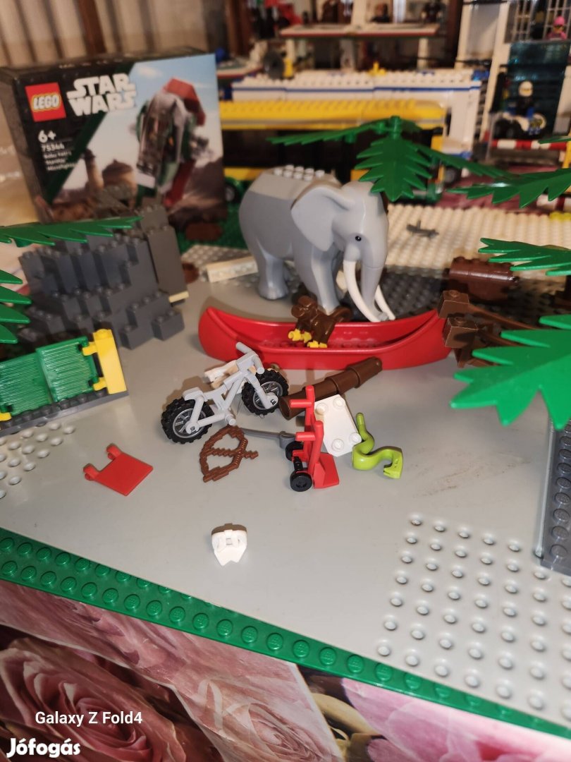 Lego cowboy fehér nyaksal kendö 