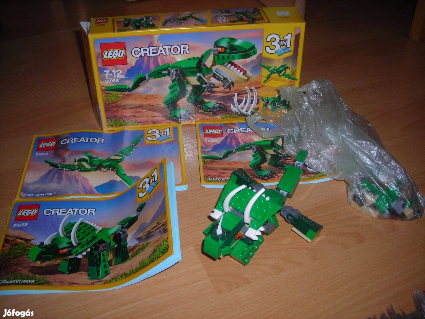 Lego creator 3 in 1 31058 Hatalmas dinoszaurusz