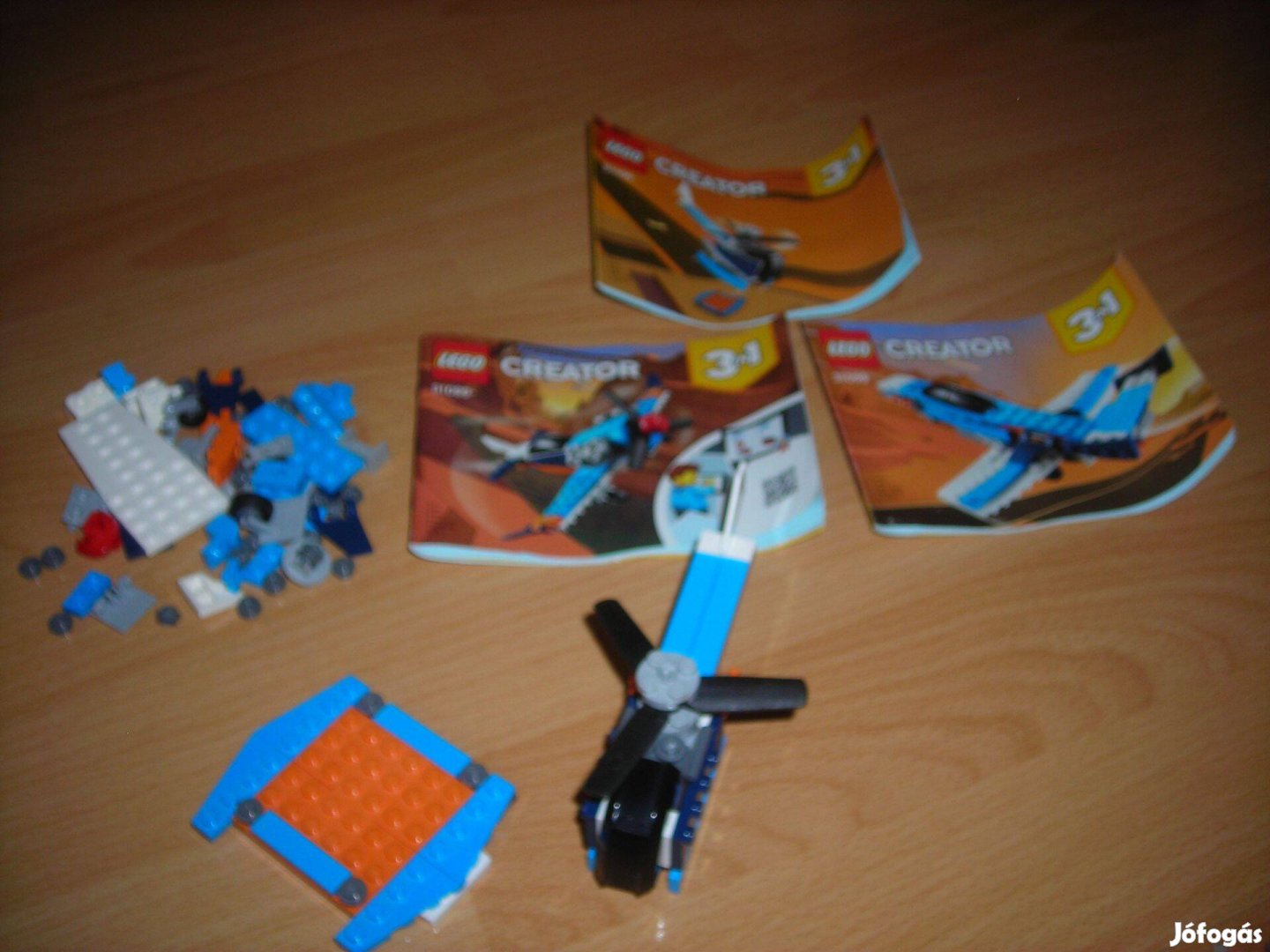 Lego creator 3 in 1 31099 Légcsavaros repülőgép