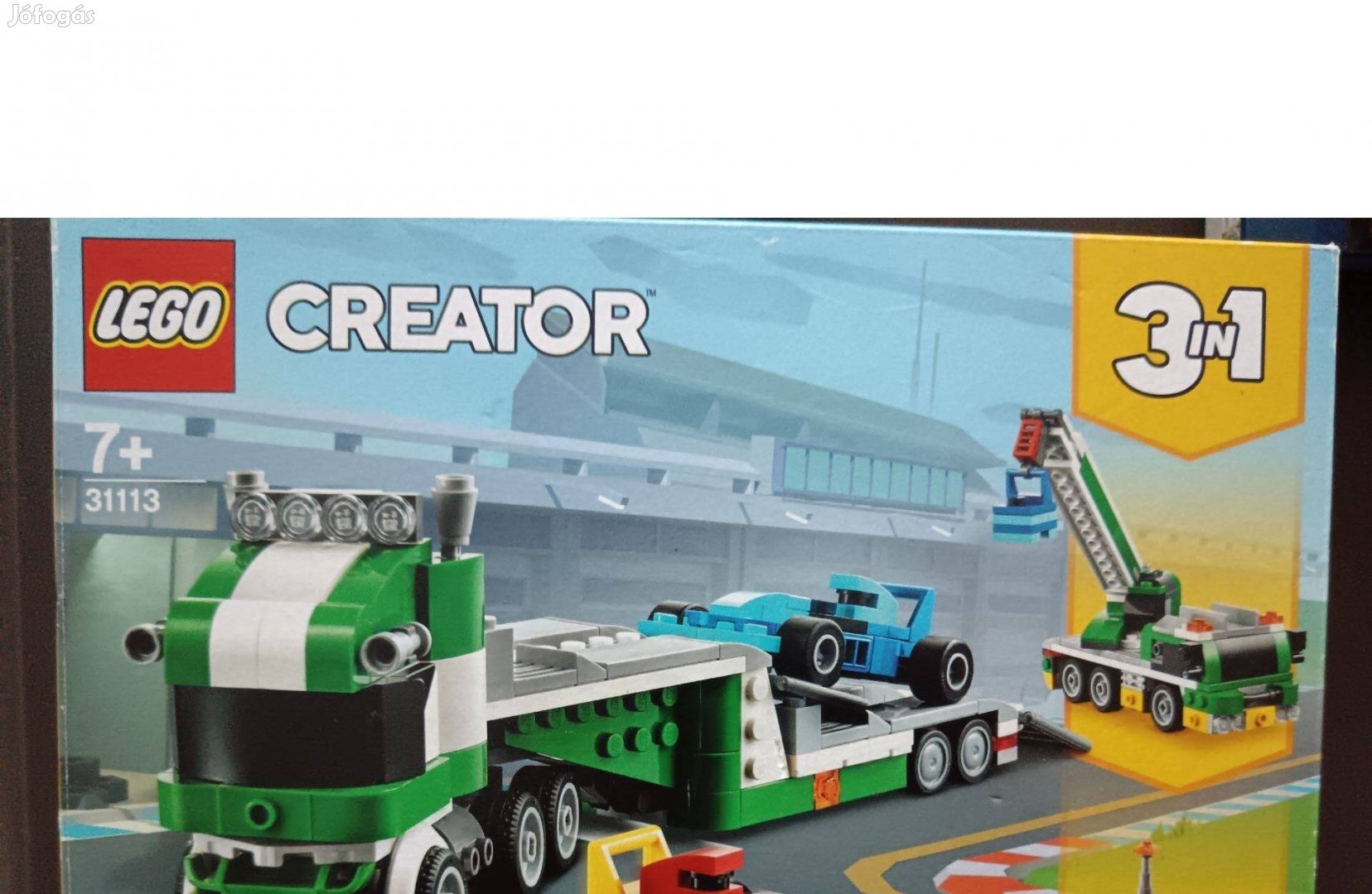 Lego creator 3 in 1 versenyautó szállító