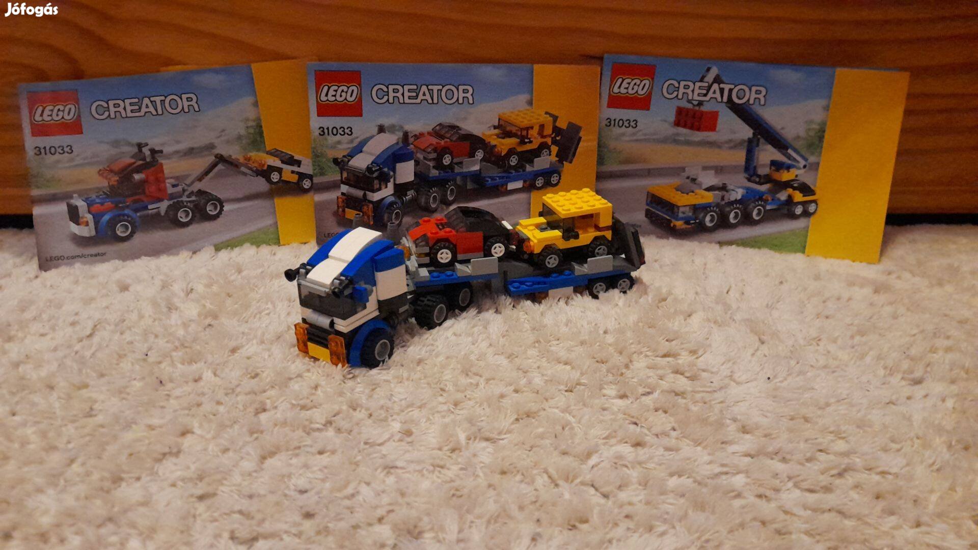 Lego creator kamion-31033 +ajándék markolóval