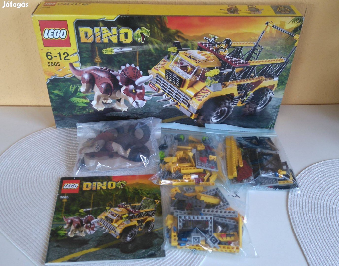 Lego dino 5885,5886,5888 hiánytalan készletek együtt 60 ezer Ft