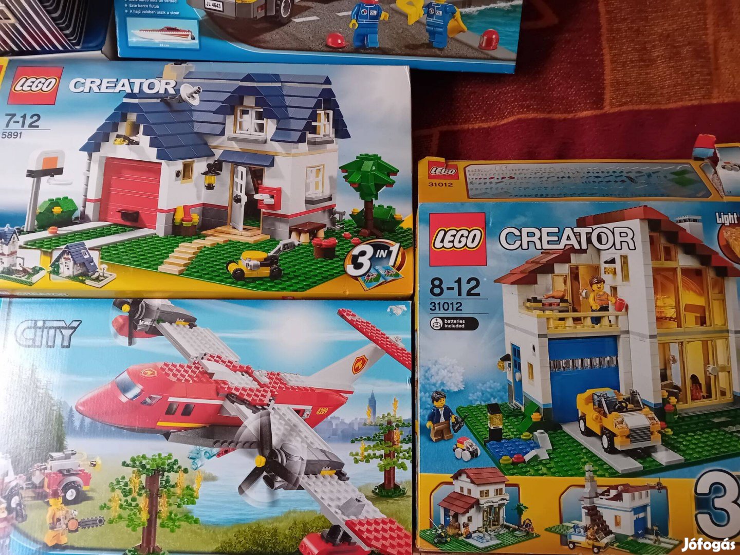 Lego dobozok 4643 31012 5891 4209