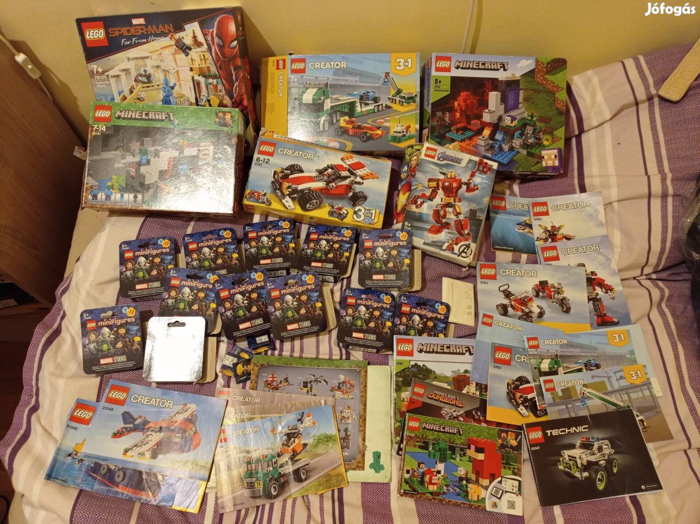 Lego dobozok és leírások 