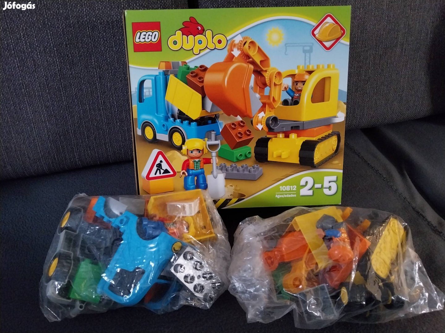 Lego duplo 10812 teherautó és lánctalpas exklavátor