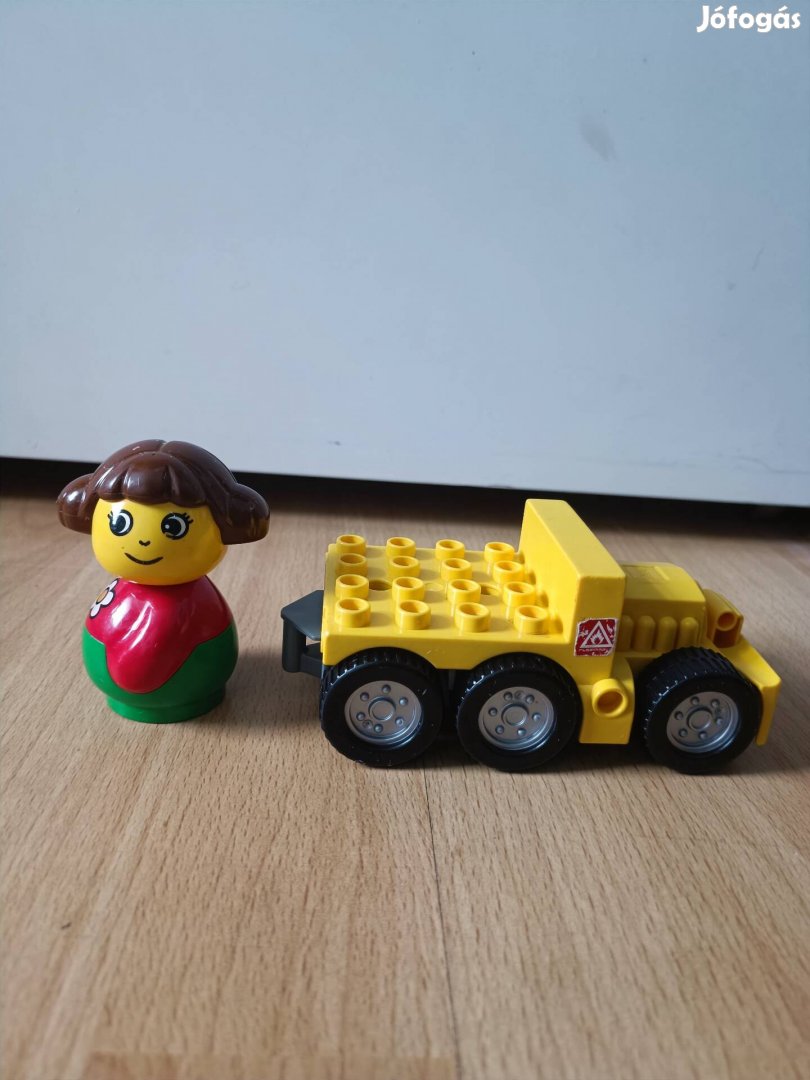 Lego duplo autó + kislány szett