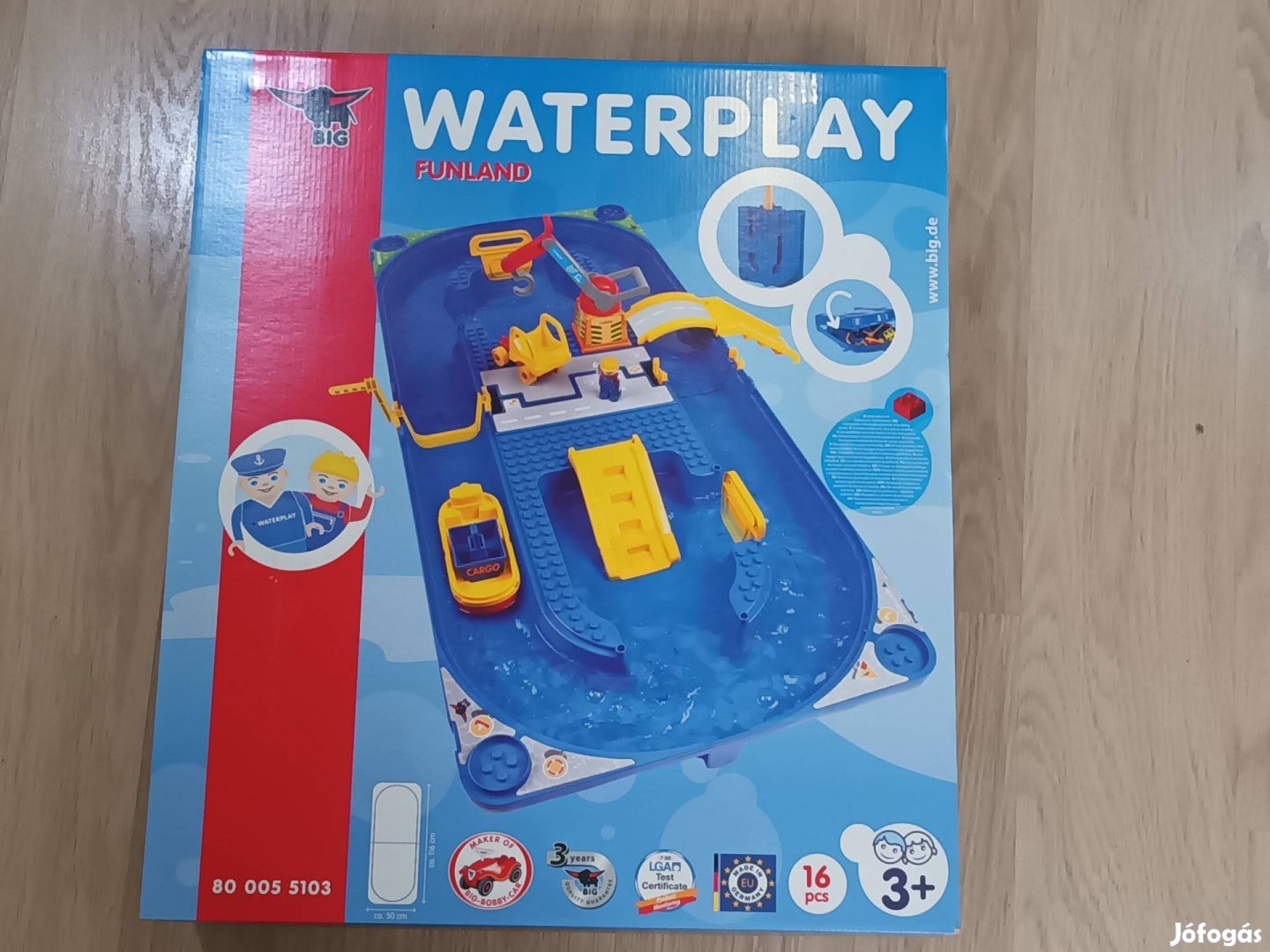 Lego duplo kompatibilis Waterplay vizes játék hordozható bőrönd, új