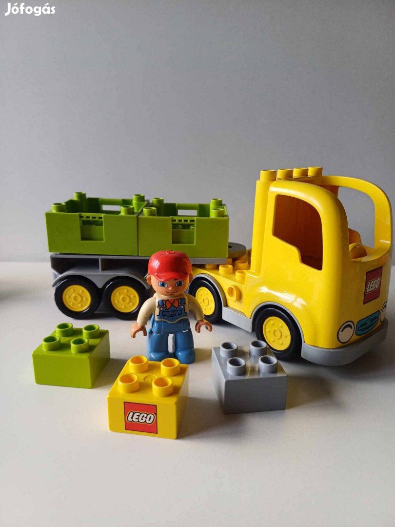 Lego duplo nyerges vontató és markolós traktor