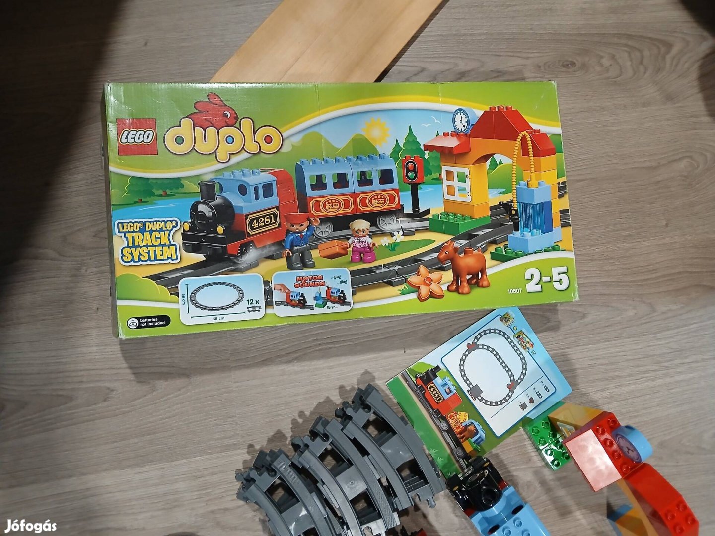 Lego duplo vonat és kiegészítők 10507 ,10506 dobozával