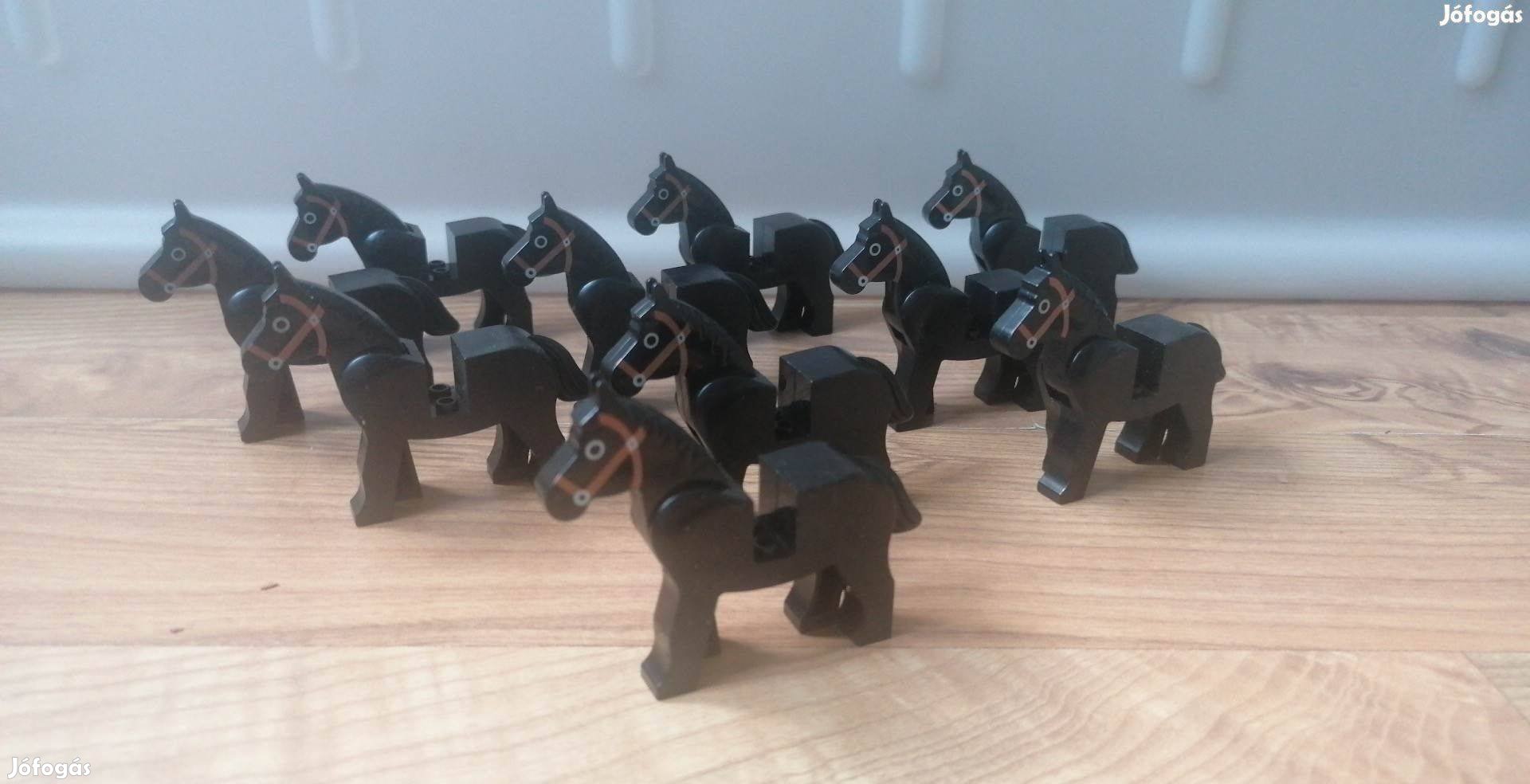 Lego fekete ló, lovak