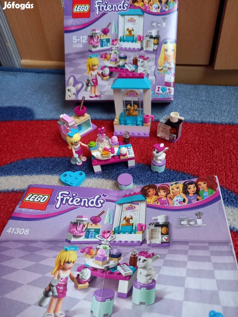 Lego friends 41308 első kézből dobozában Stephanie barátságsüti