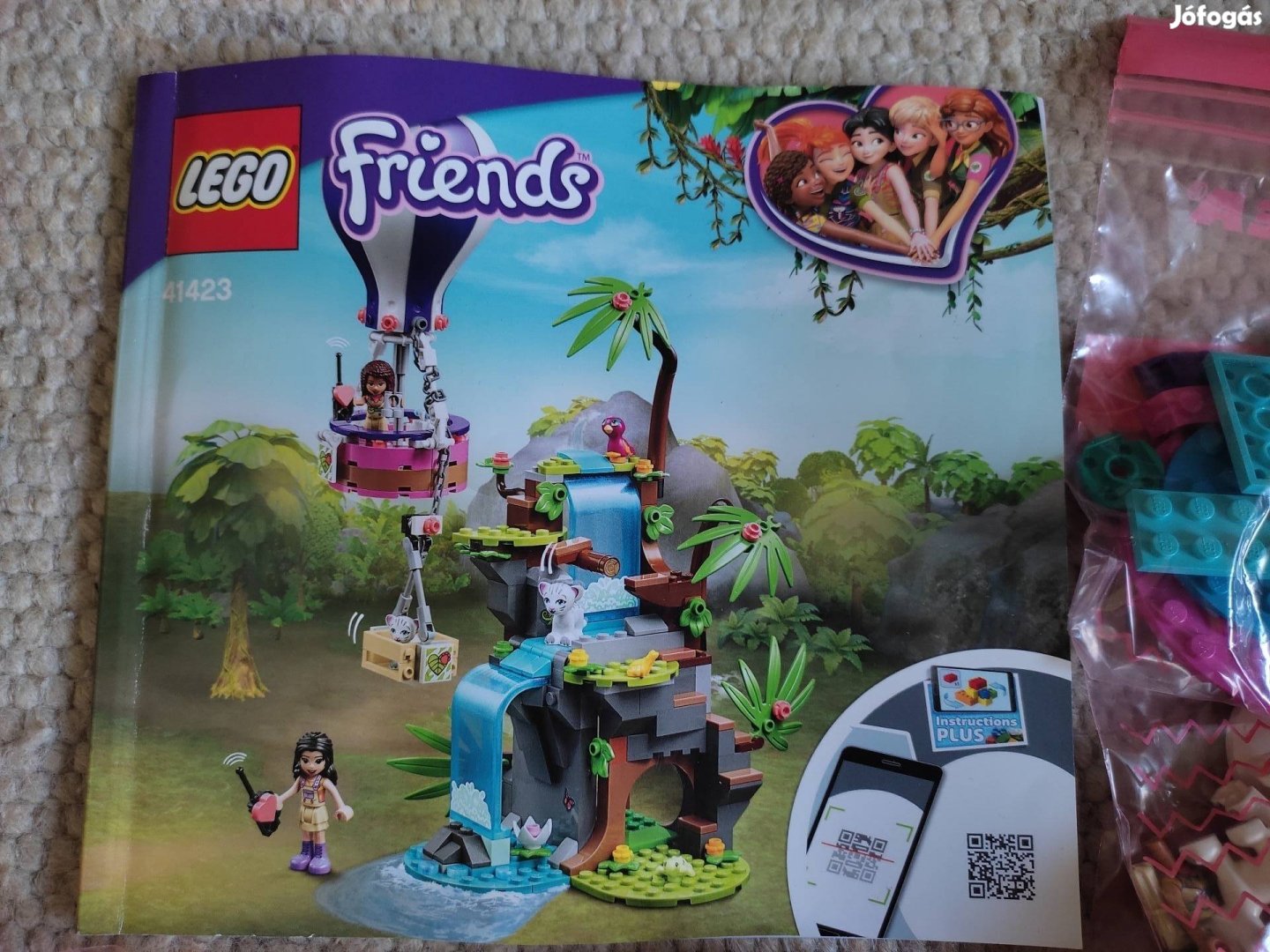 Lego friends 41423 hőlégballonos tigris mentőakció 