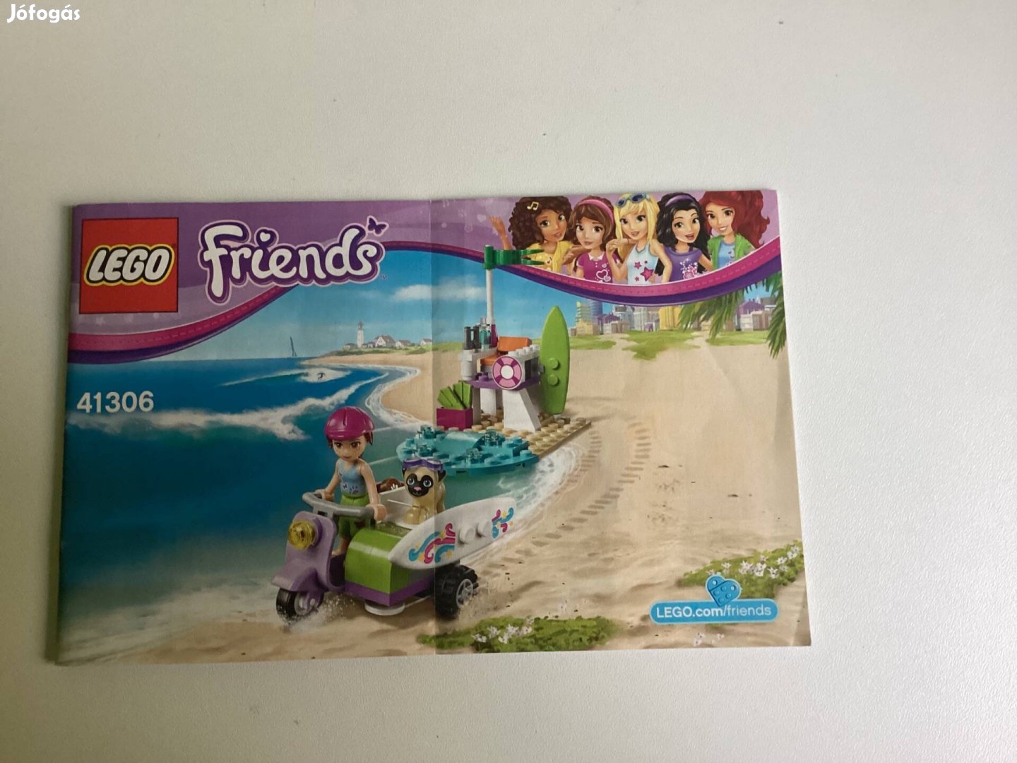 Lego friends Mia tengerparti robogója 41306