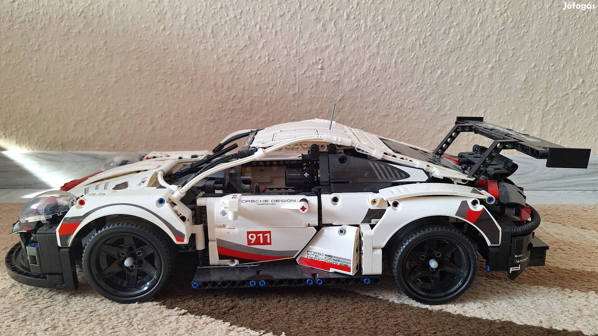 Lego kompatibilis Technic Porsche 911 RSR 42096 játék autó