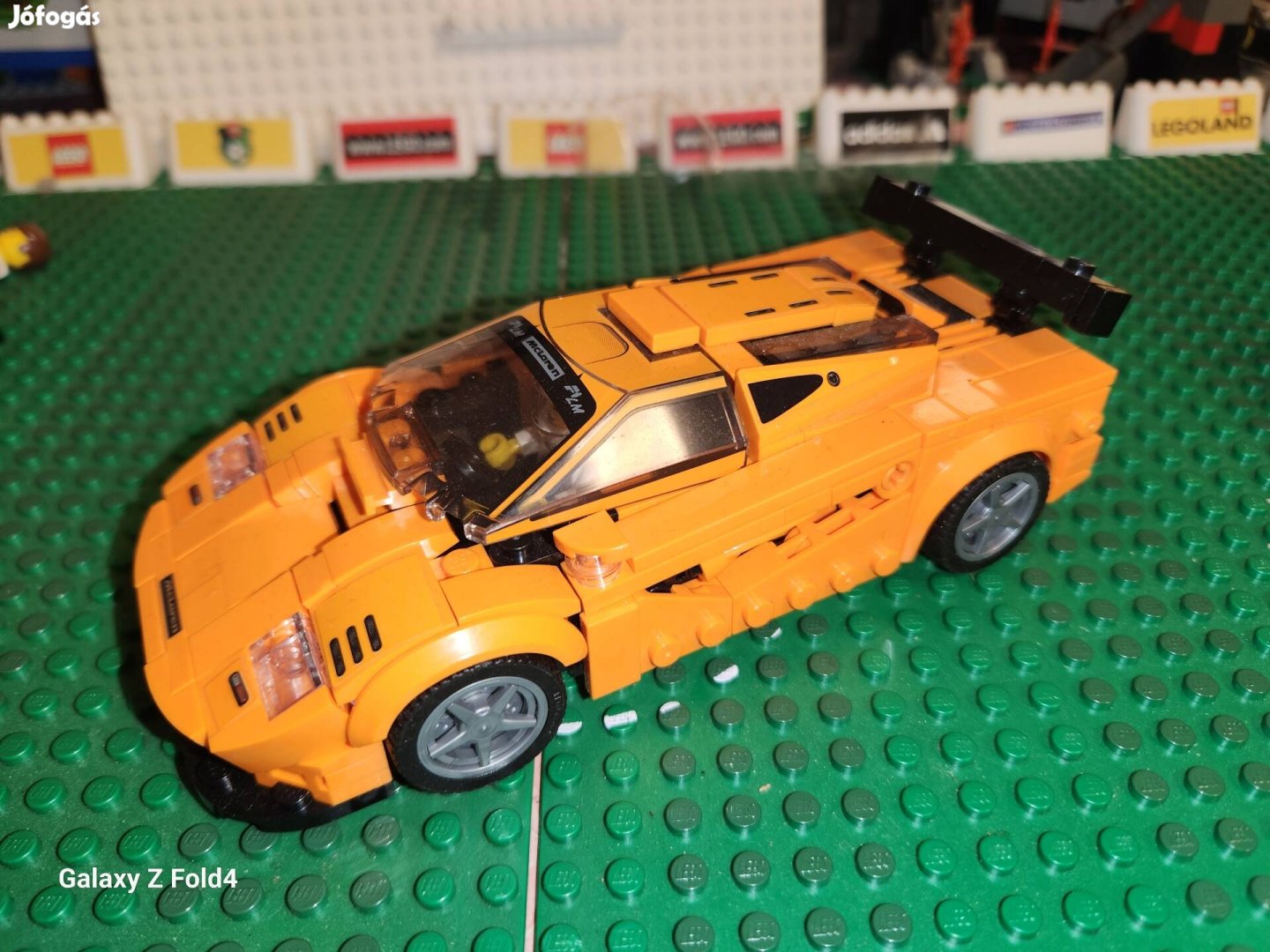 Lego narancssárga eredeti lego auto 