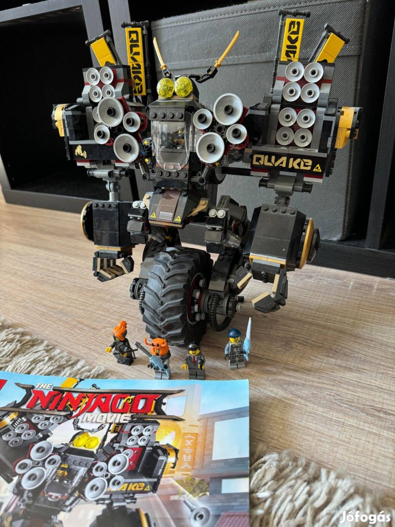 Lego ninjago 70632 ritka óriás földrengés robot hibátlan eladó !!