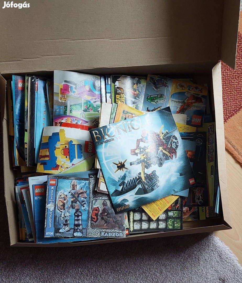 Lego összerakási füzetek építési útmutatók