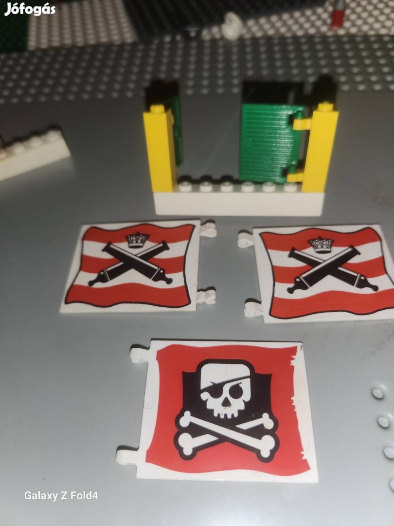 Lego pirates kaloz zászlo 7×4 hibátlan 