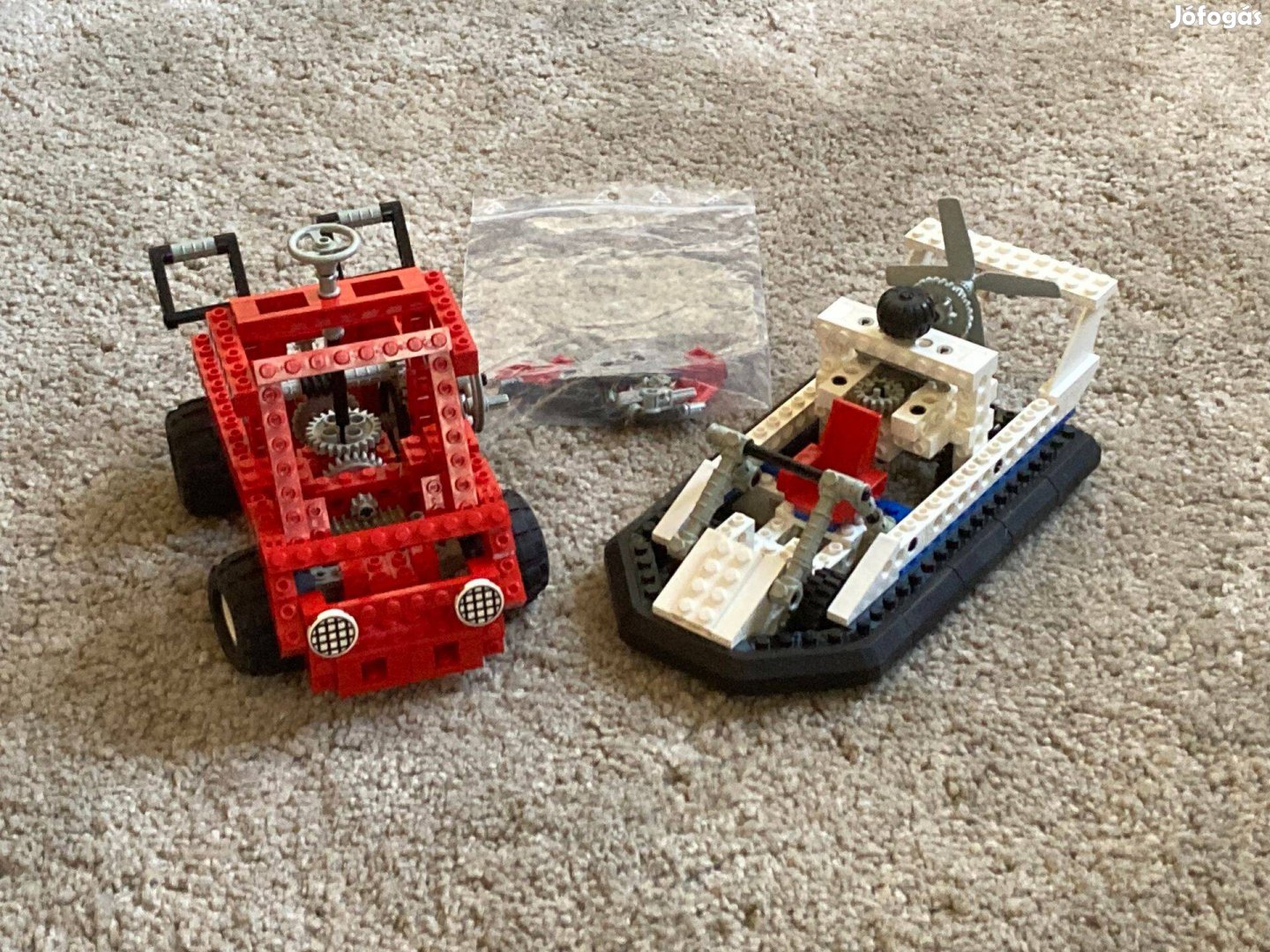 Lego régi technic repülő autó helikopter légpárnás 8824 8032