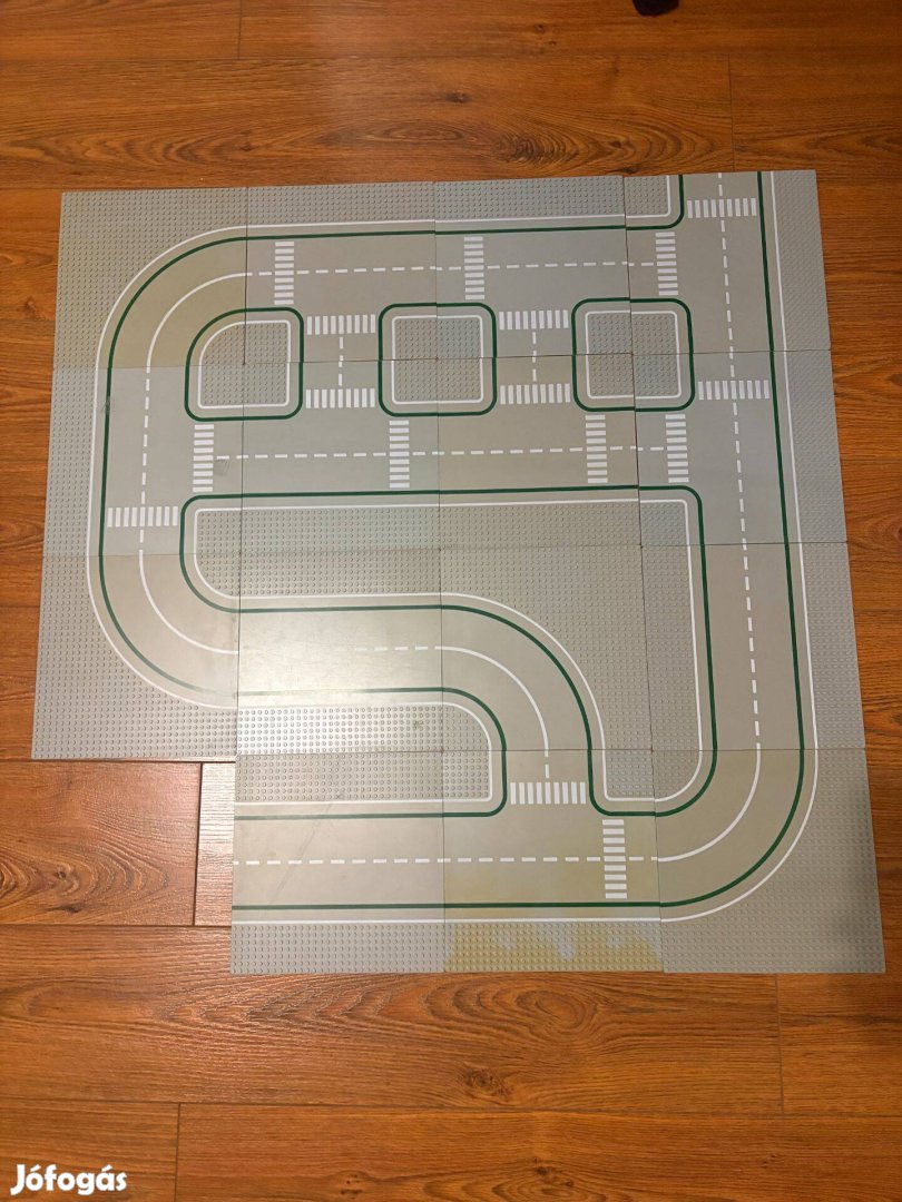 Lego szürke alaplapok útfestéssel 15db