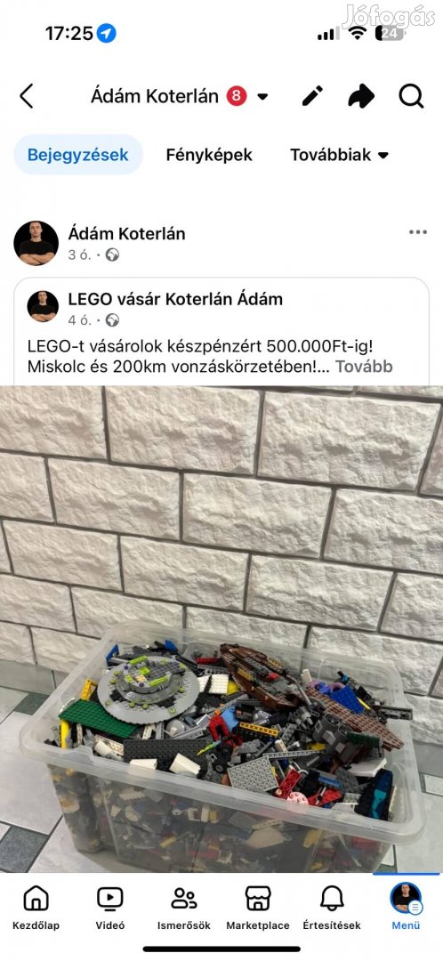 Lego-t vennék 500.000 Ft-ig