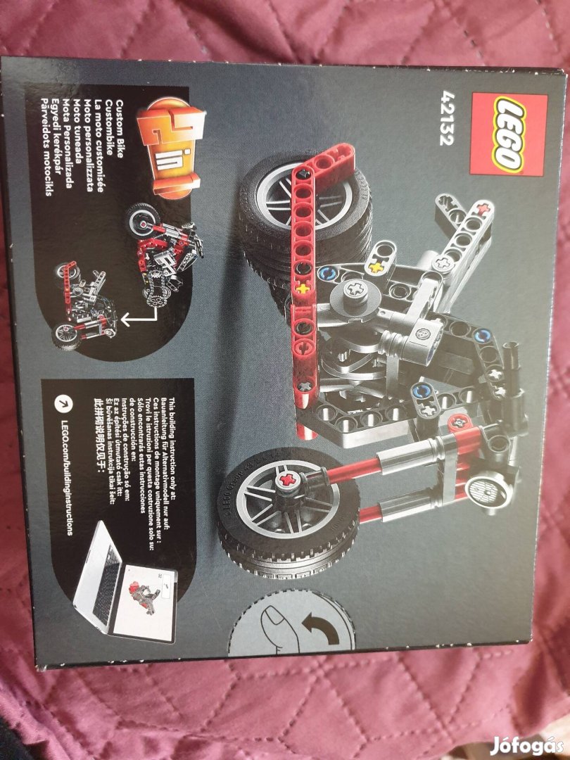 Lego technic 42132 motor Harley új Húsvét