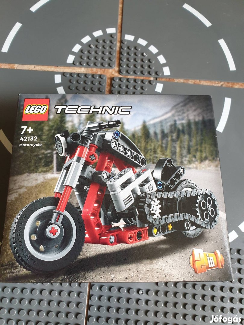 Lego technic 42132 új, Harley motor, Gyereknap