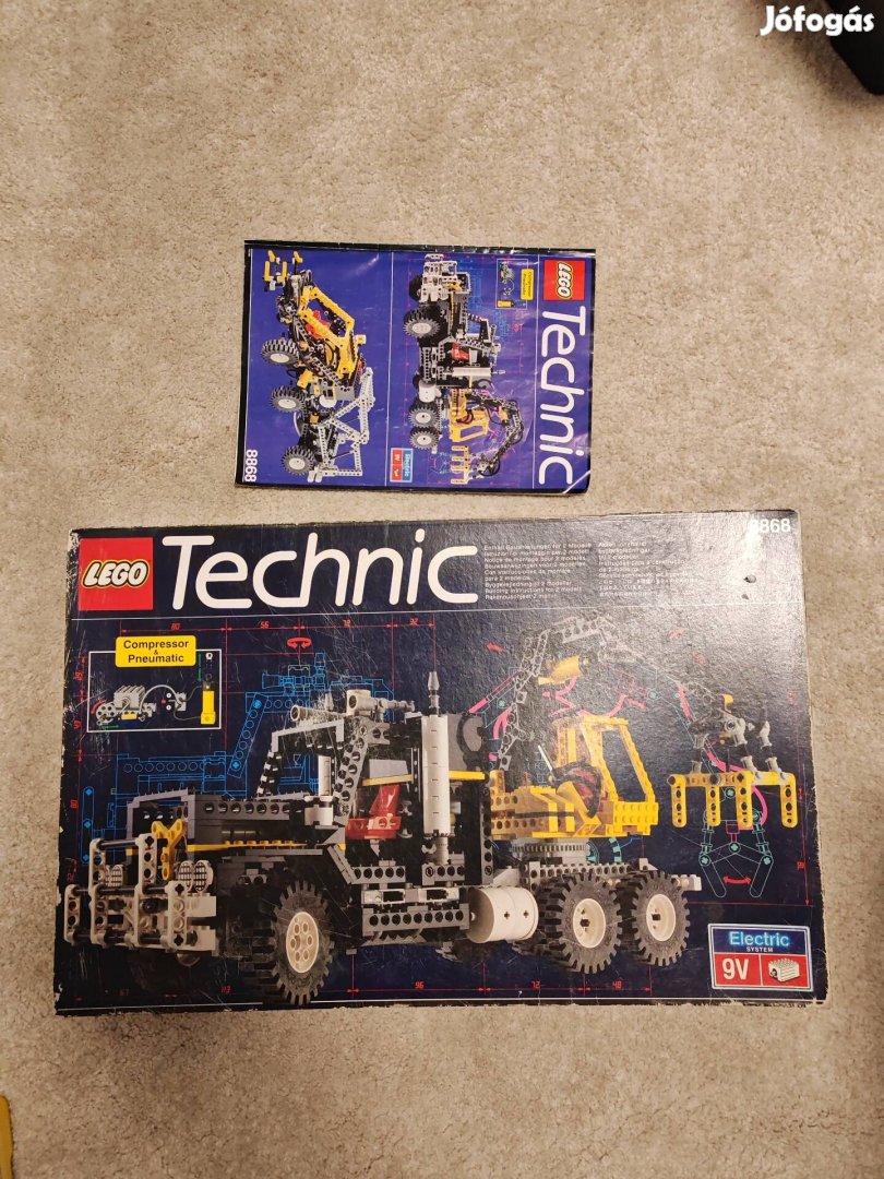 Lego technic 8868  dobozával leirásával 