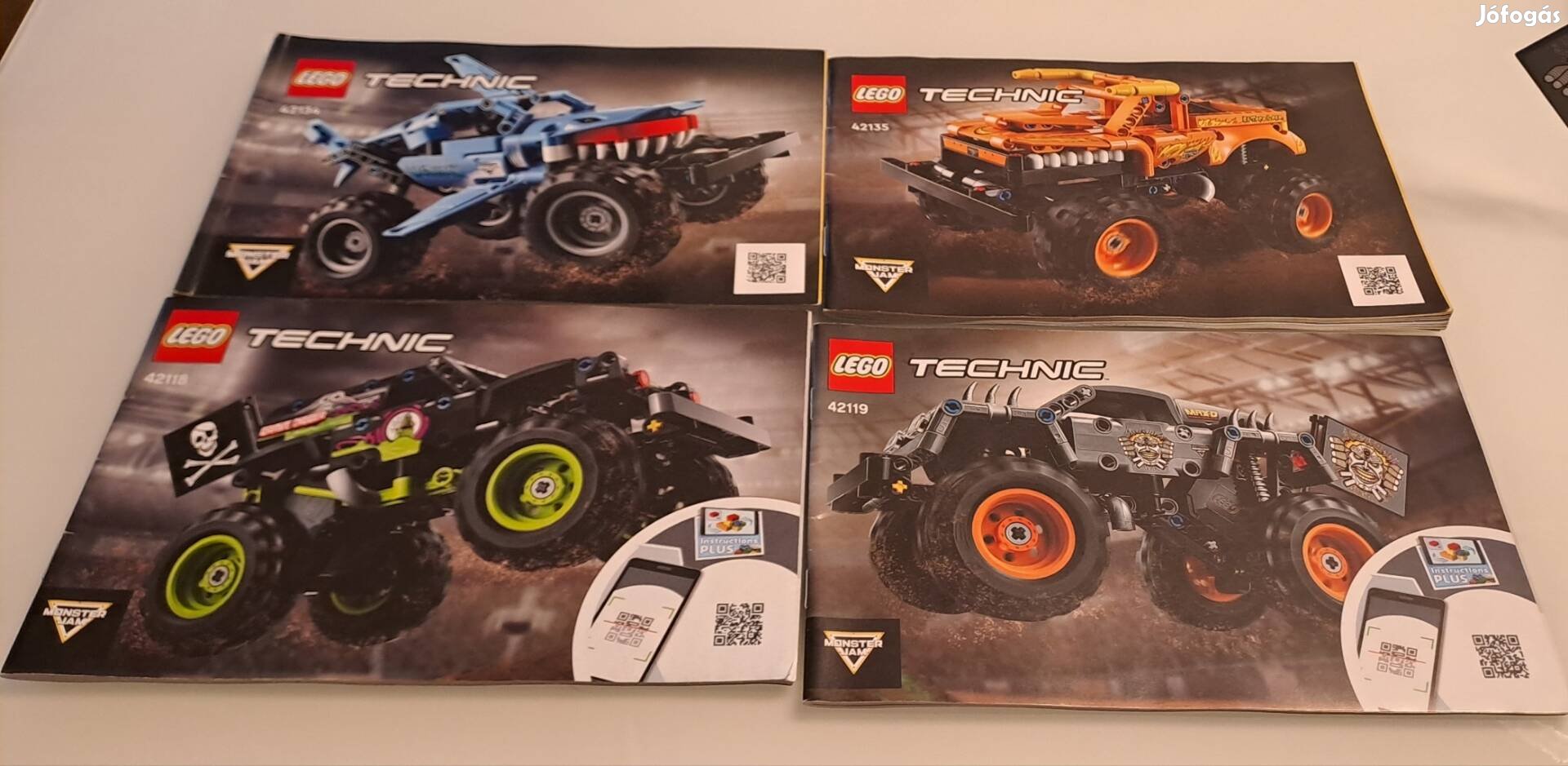 Lego technic monster truck 4db szinte új