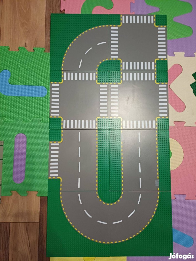 Lego út alaplap zöld 8 db