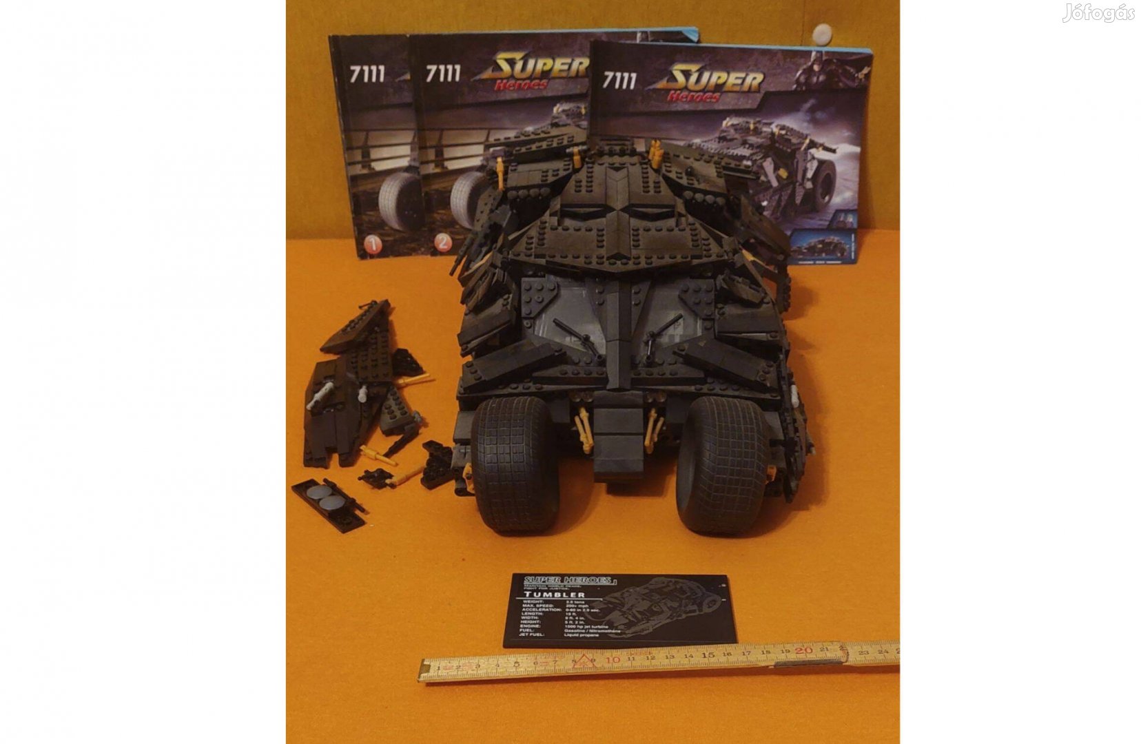 Lego utángyártott Batman Batmobil The Tumbler Super Hero 7111