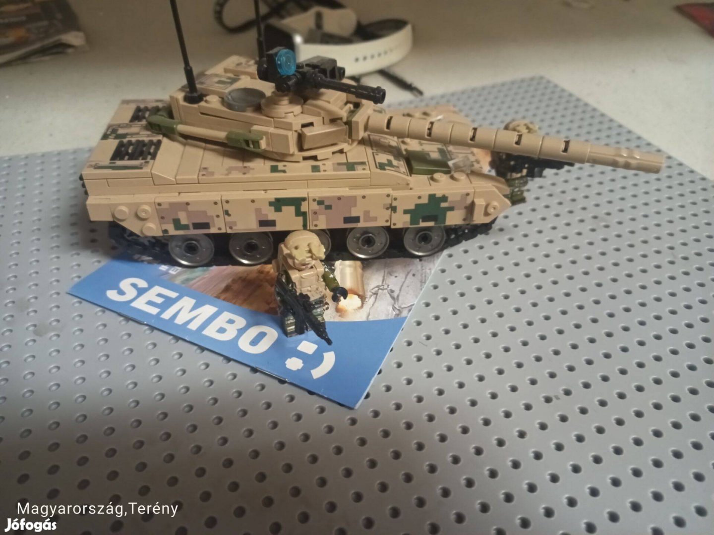 Lego val kompatibilis katonai tank