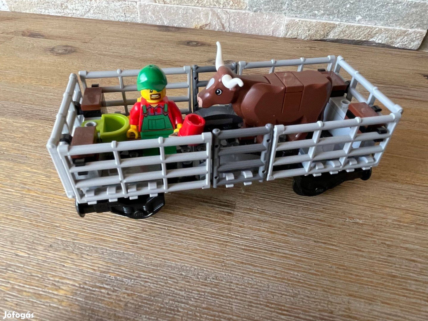 Lego vasuti marhaszallito vagon Lego vonat vasuti vagon