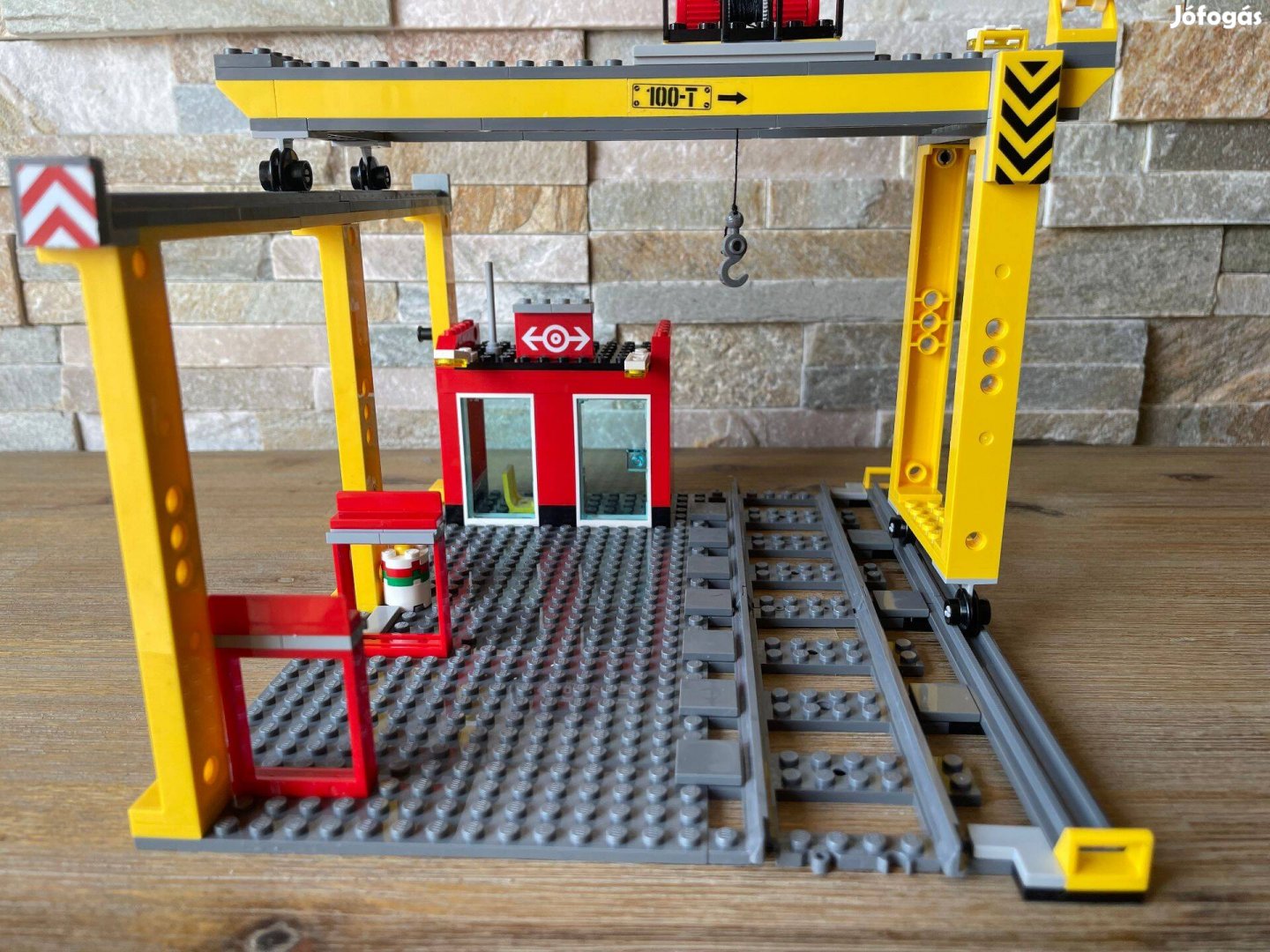 Lego vasuti vonat rakodódaru Lego vonat vasut daru