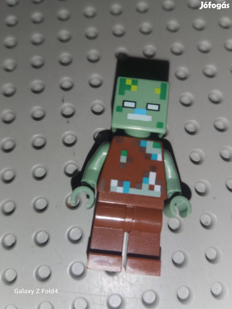 Lego zöld barna minecraft figura 