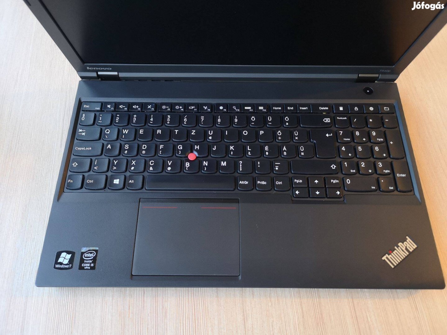 Legolcsóbb! Szép Lenovo T540p Intel i5, Windows 11, dokkoló 2 töltő tá