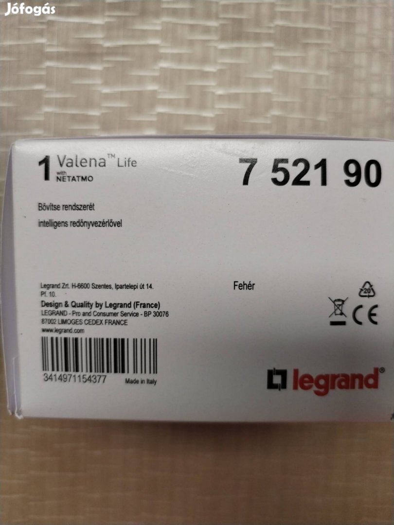 Legrand Valena Life 752190 Intelligens redőnyvezérlő 