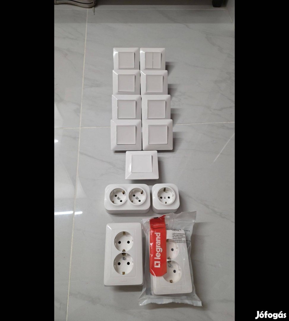 Legrand Valena villanykapcsolók, konnektorok